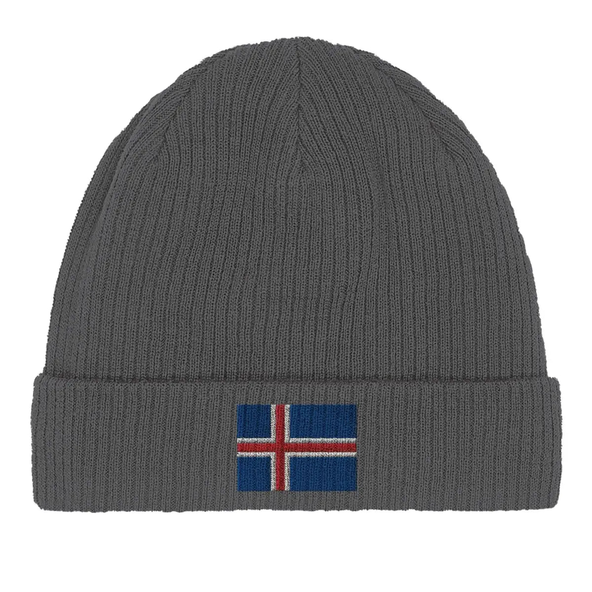 Bonnet en coton drapeau de l’islande - pixelformaflag