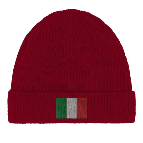 Bonnet en coton drapeau de l’italie - pixelformaflag