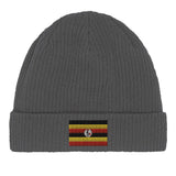 Bonnet en coton Drapeau de l'Ouganda - Pixelforma 