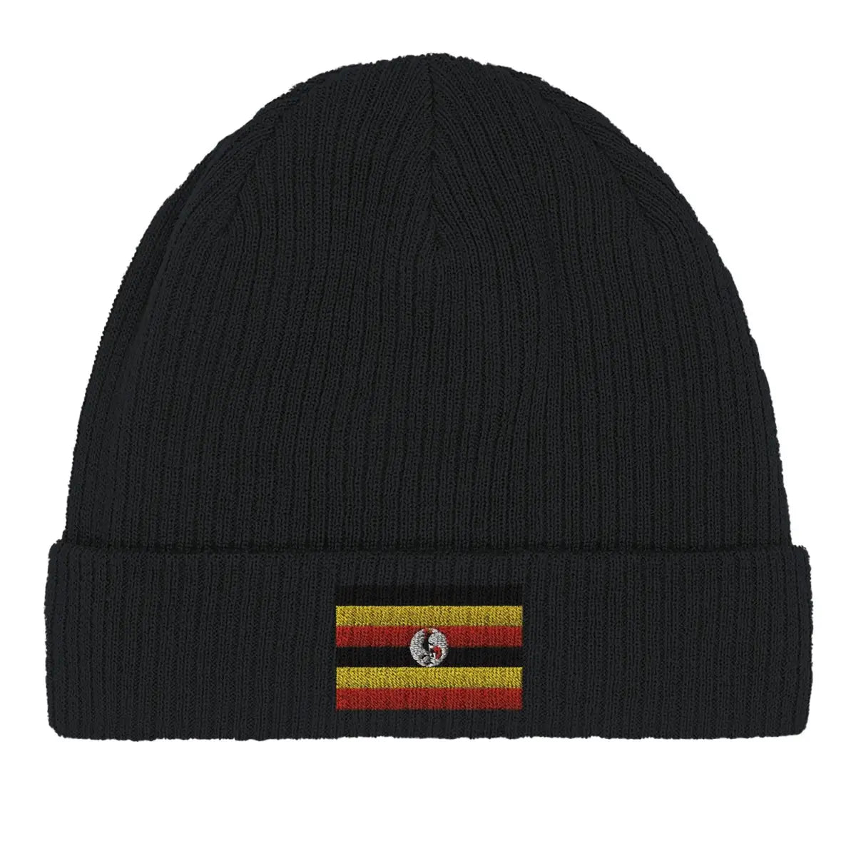 Bonnet en coton drapeau de l’ouganda - pixelformaflag