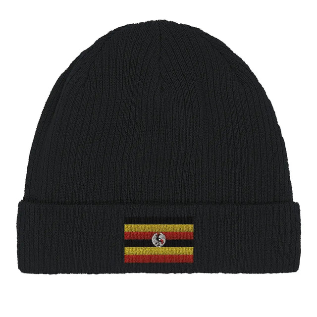 Bonnet en coton drapeau de l’ouganda - pixelformaflag