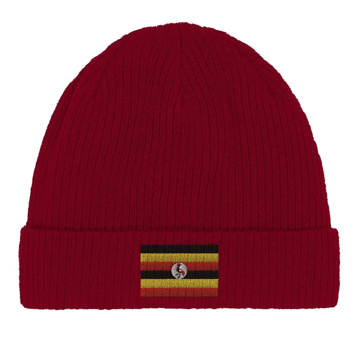 Bonnet en coton drapeau de l’ouganda - pixelformaflag
