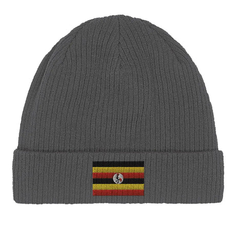 Bonnet en coton drapeau de l’ouganda - pixelformaflag