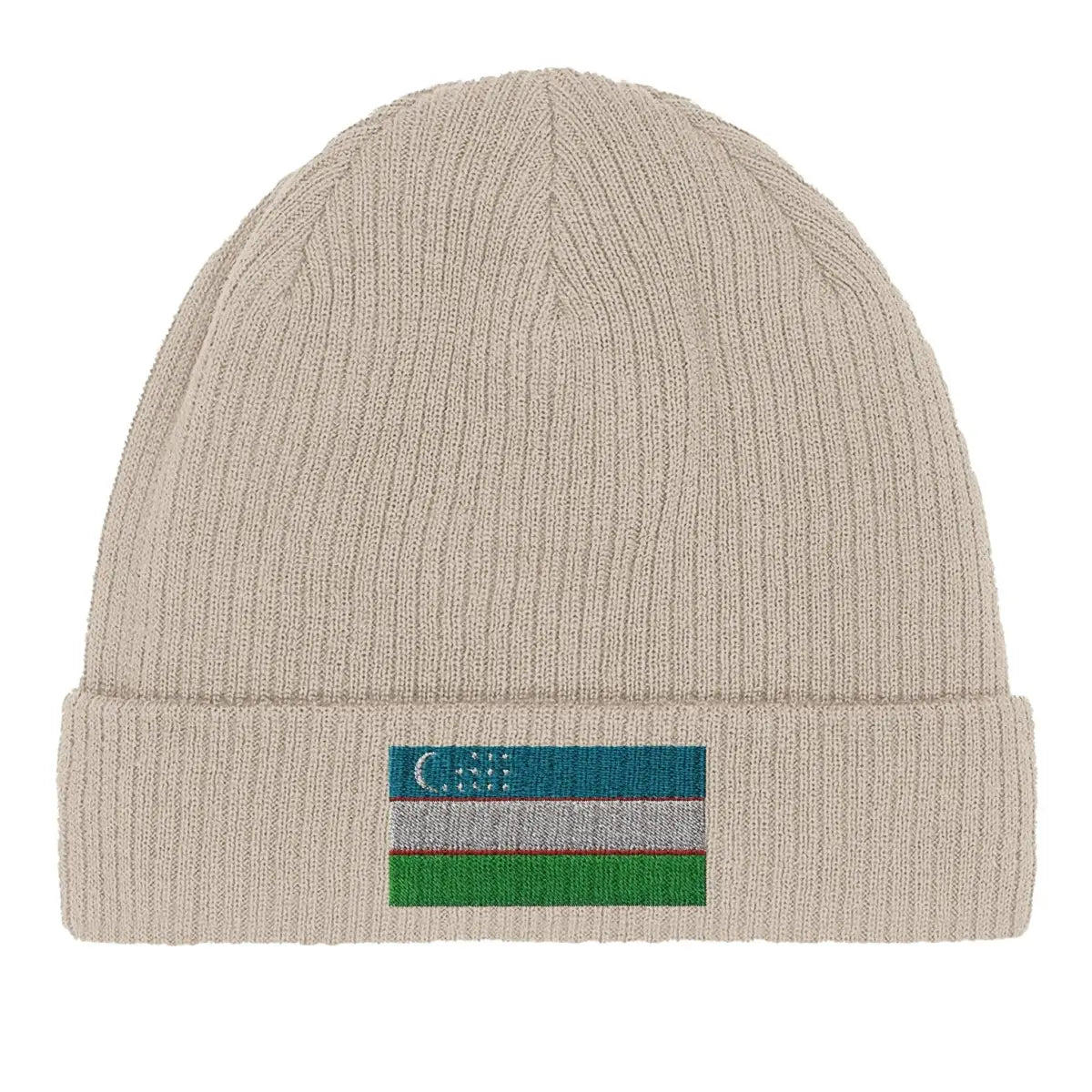 Bonnet en coton drapeau de l’ouzbékistan - pixelformaflag