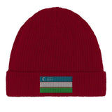 Bonnet en coton drapeau de l’ouzbékistan - pixelformaflag