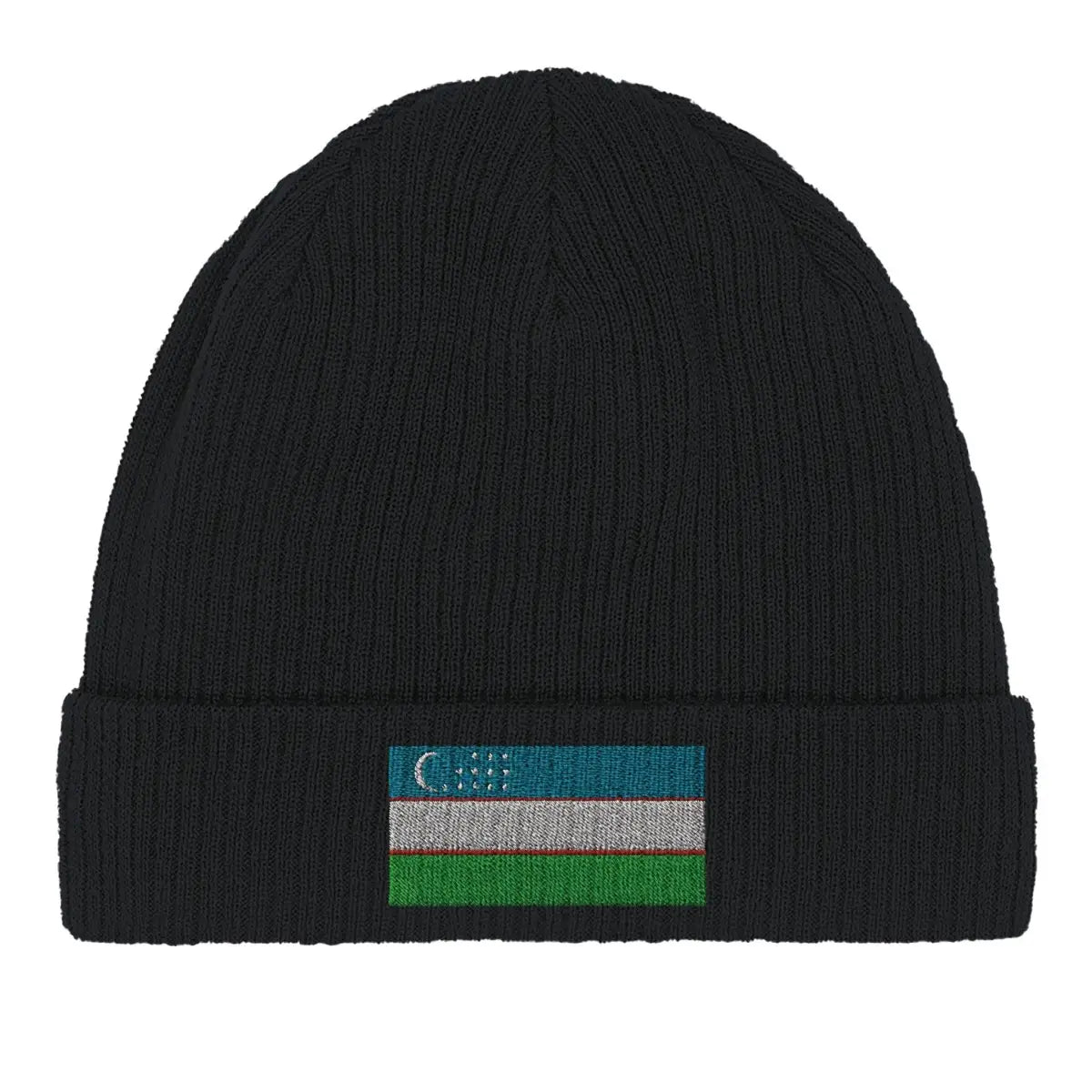 Bonnet en coton drapeau de l’ouzbékistan - pixelformaflag