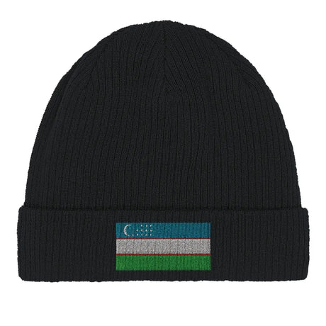 Bonnet en coton drapeau de l’ouzbékistan - pixelformaflag