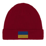 Bonnet en coton drapeau de l’ukraine - pixelformaflag