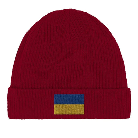 Bonnet en coton drapeau de l’ukraine - pixelformaflag