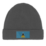 Bonnet en coton drapeau de sainte-lucie - pixelformaflag