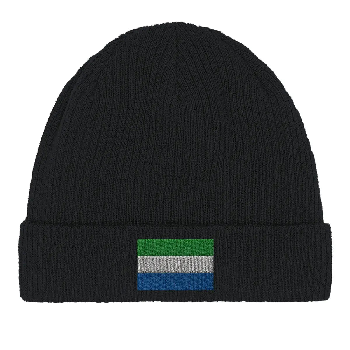 Bonnet en coton Drapeau de Sierra Leone - Pixelforma 