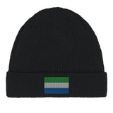 Bonnet en coton drapeau de sierra leone - pixelformaflag