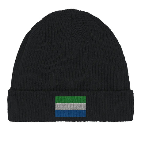 Bonnet en coton drapeau de sierra leone - pixelformaflag