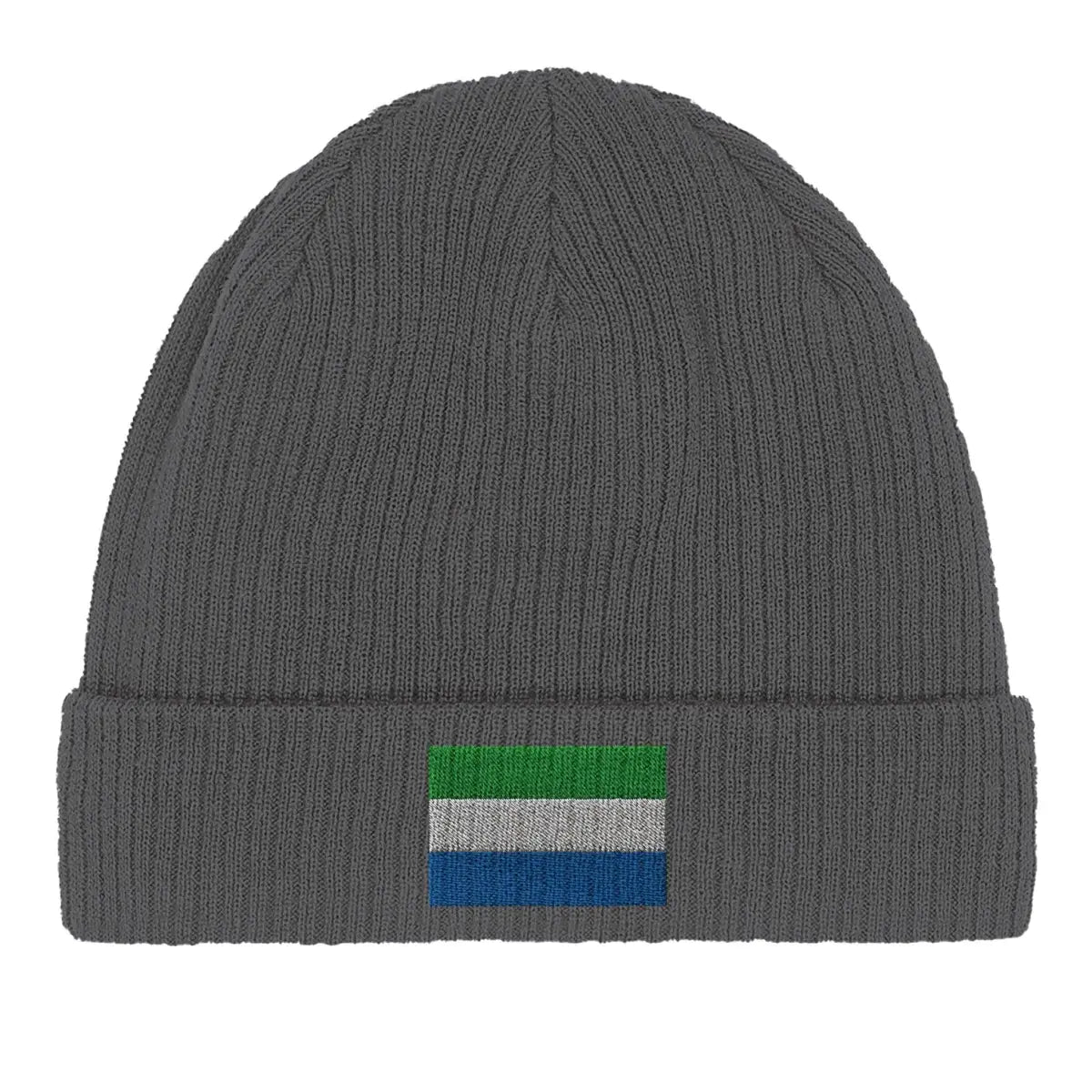 Bonnet en coton drapeau de sierra leone - pixelformaflag
