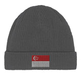 Bonnet en coton drapeau de singapour - pixelformaflag
