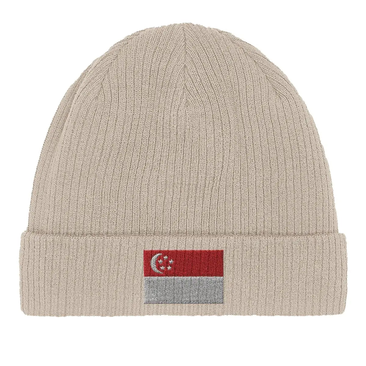 Bonnet en coton drapeau de singapour - pixelformaflag