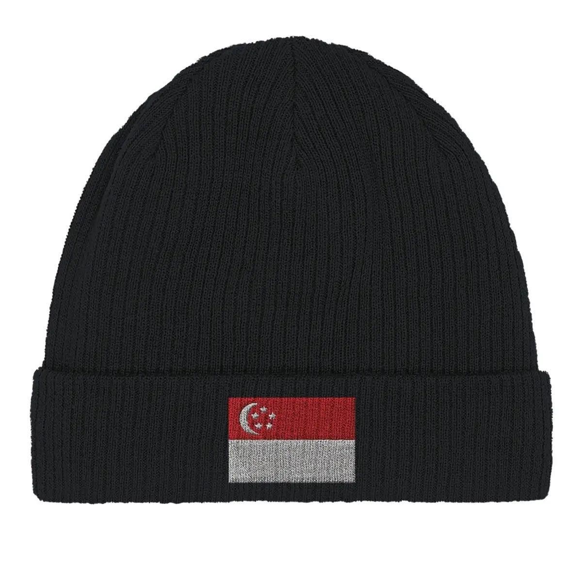 Bonnet en coton drapeau de singapour - pixelformaflag