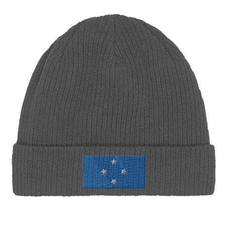 Bonnet en coton Drapeau des États fédérés de Micronésie - Pixelforma 