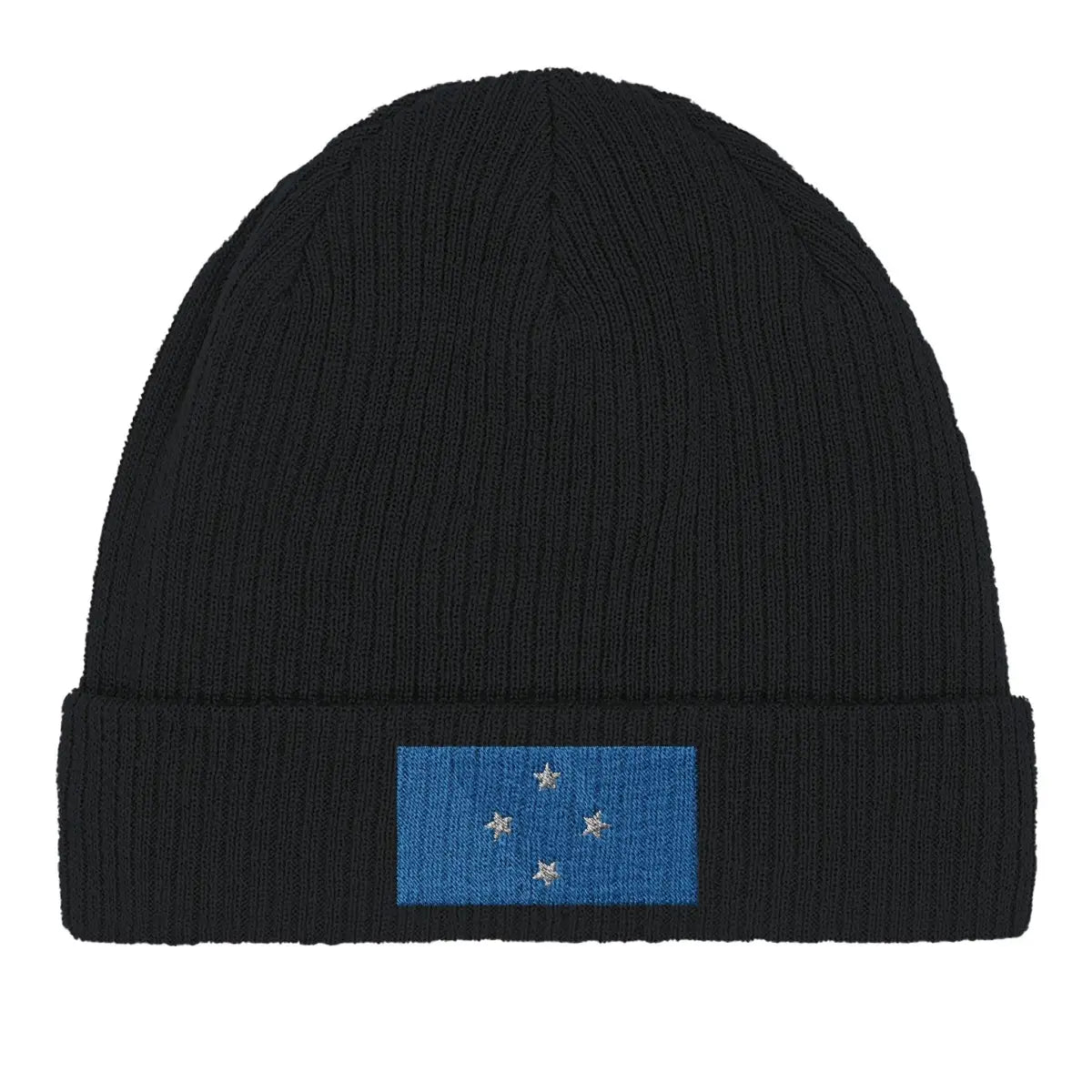 Bonnet en coton Drapeau des États fédérés de Micronésie - Pixelforma 