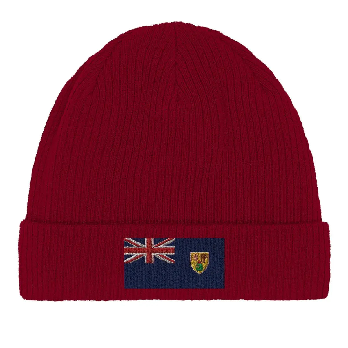 Bonnet en coton drapeau des îles turques-et-caïques - pixelformaflag