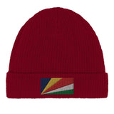 Bonnet en coton Drapeau des Seychelles - Pixelforma 