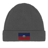 Bonnet en coton drapeau d’haïti - pixelformaflag