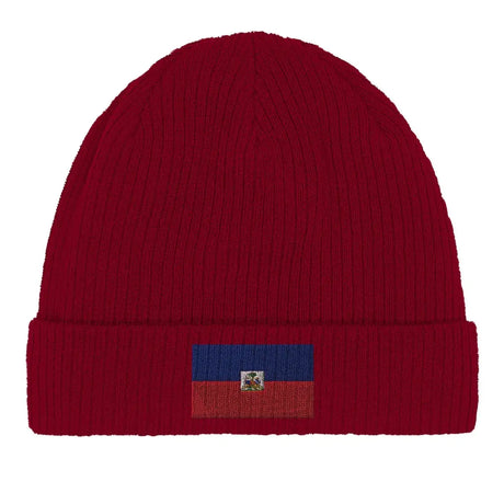 Bonnet en coton drapeau d’haïti - pixelformaflag