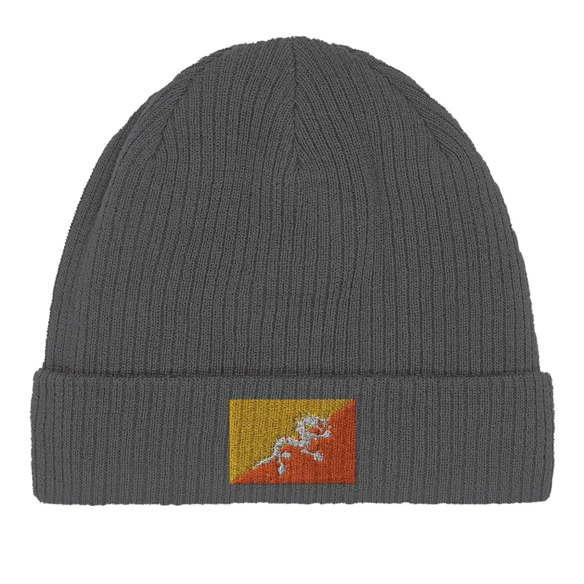 Bonnet en coton drapeau du bhoutan - pixelformaflag
