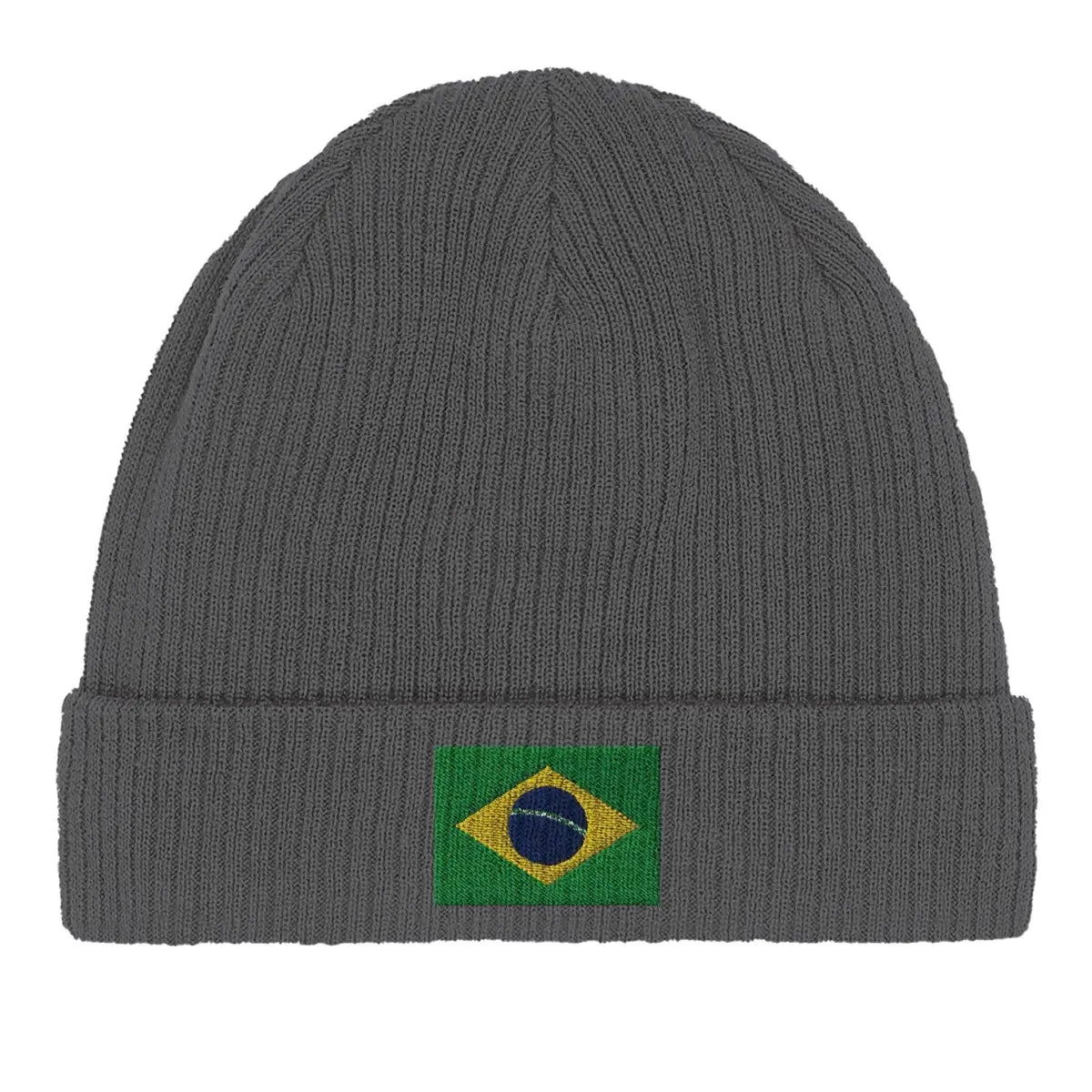 Bonnet en coton Drapeau du Brésil - Pixelforma 