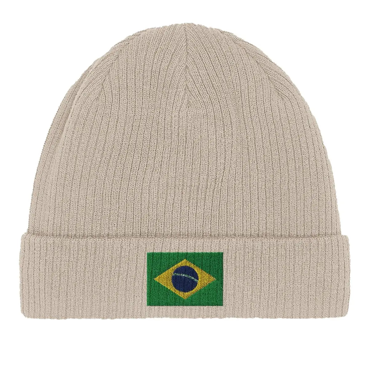 Bonnet en coton drapeau du brésil - pixelformaflag