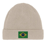 Bonnet en coton drapeau du brésil - pixelformaflag