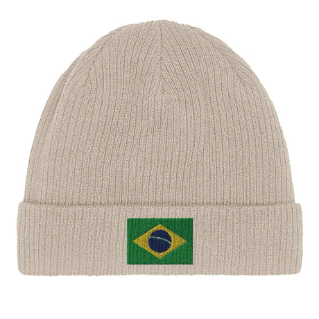 Bonnet en coton drapeau du brésil - pixelformaflag