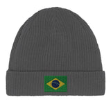 Bonnet en coton drapeau du brésil - pixelformaflag