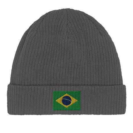 Bonnet en coton drapeau du brésil - pixelformaflag