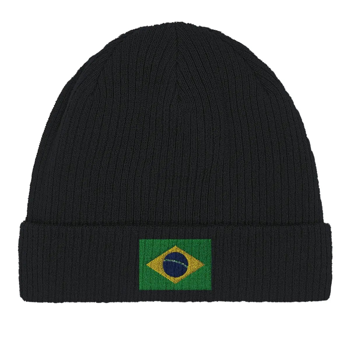 Bonnet en coton drapeau du brésil - pixelformaflag