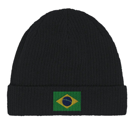 Bonnet en coton drapeau du brésil - pixelformaflag