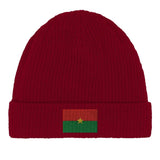 Bonnet en coton drapeau du burkina faso - pixelformaflag