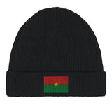 Bonnet en coton drapeau du burkina faso - pixelformaflag