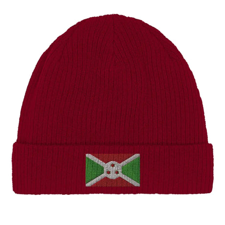 Bonnet en coton Drapeau du Burundi - Pixelforma 