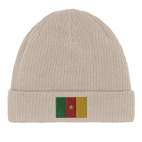 Bonnet en coton Drapeau du Cameroun - Pixelforma 