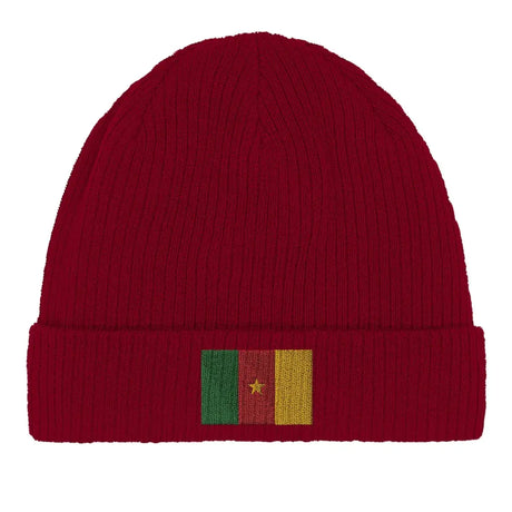 Bonnet en coton drapeau du cameroun - pixelformaflag