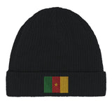Bonnet en coton drapeau du cameroun - pixelformaflag