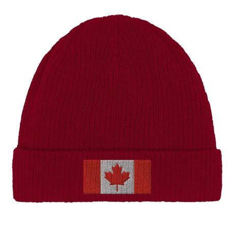 Bonnet en coton drapeau du canada - pixelformaflag
