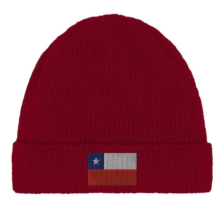 Bonnet en coton drapeau du chili - pixelformaflag