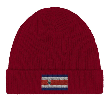 Bonnet en coton drapeau du costa rica - pixelformaflag