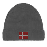 Bonnet en coton Drapeau du Danemark - Pixelforma 