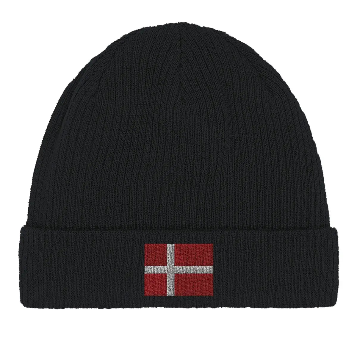 Bonnet en coton drapeau du danemark - pixelformaflag