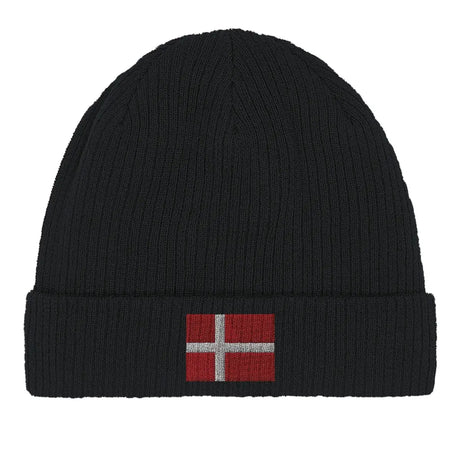 Bonnet en coton drapeau du danemark - pixelformaflag