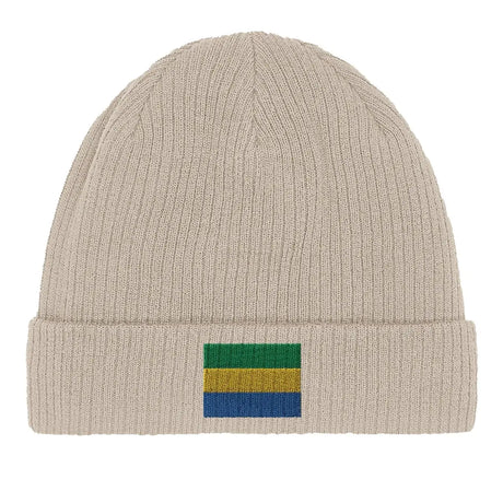 Bonnet en coton drapeau du gabon - pixelformaflag