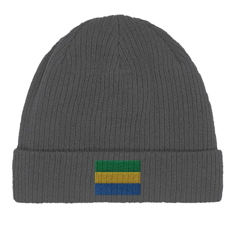Bonnet en coton drapeau du gabon - pixelformaflag